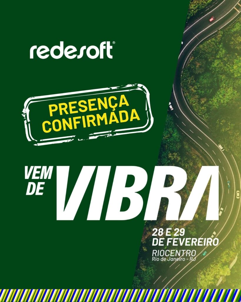 A Redesoft é presença confirmada no Vem de Vibra, um evento que une negócios, networking e muita troca de conhecimento. 