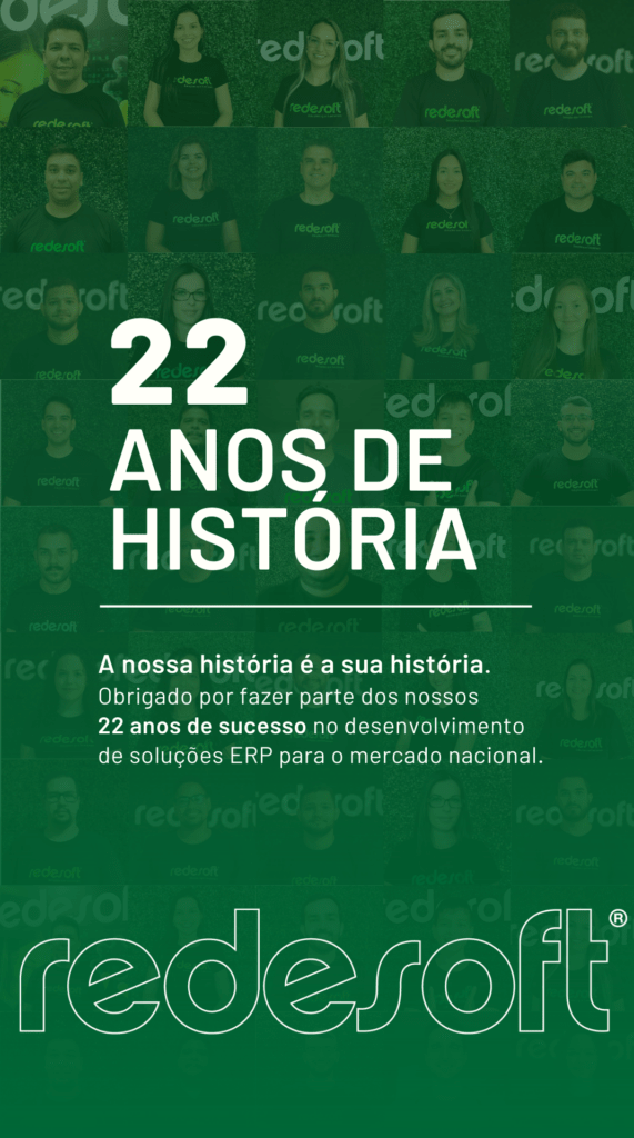 Redesoft, 22 anos de história 1 Redesoft 22 anos Banner